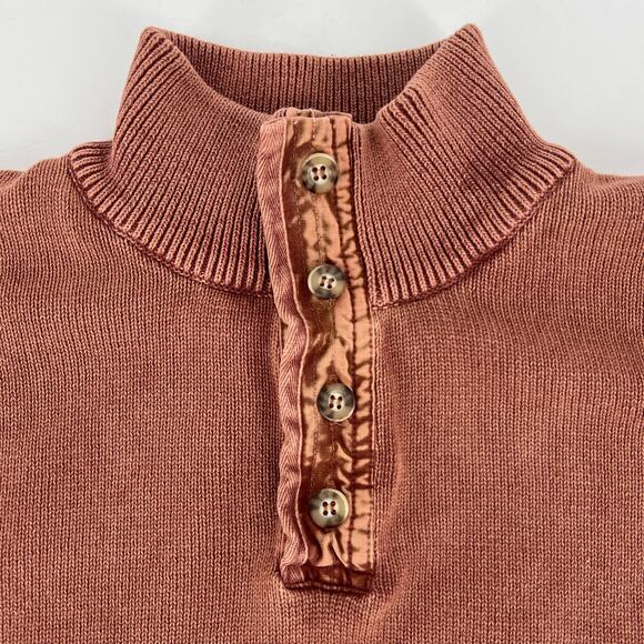 Cabela’s mock neck henley sweater - Picture 6 of 9